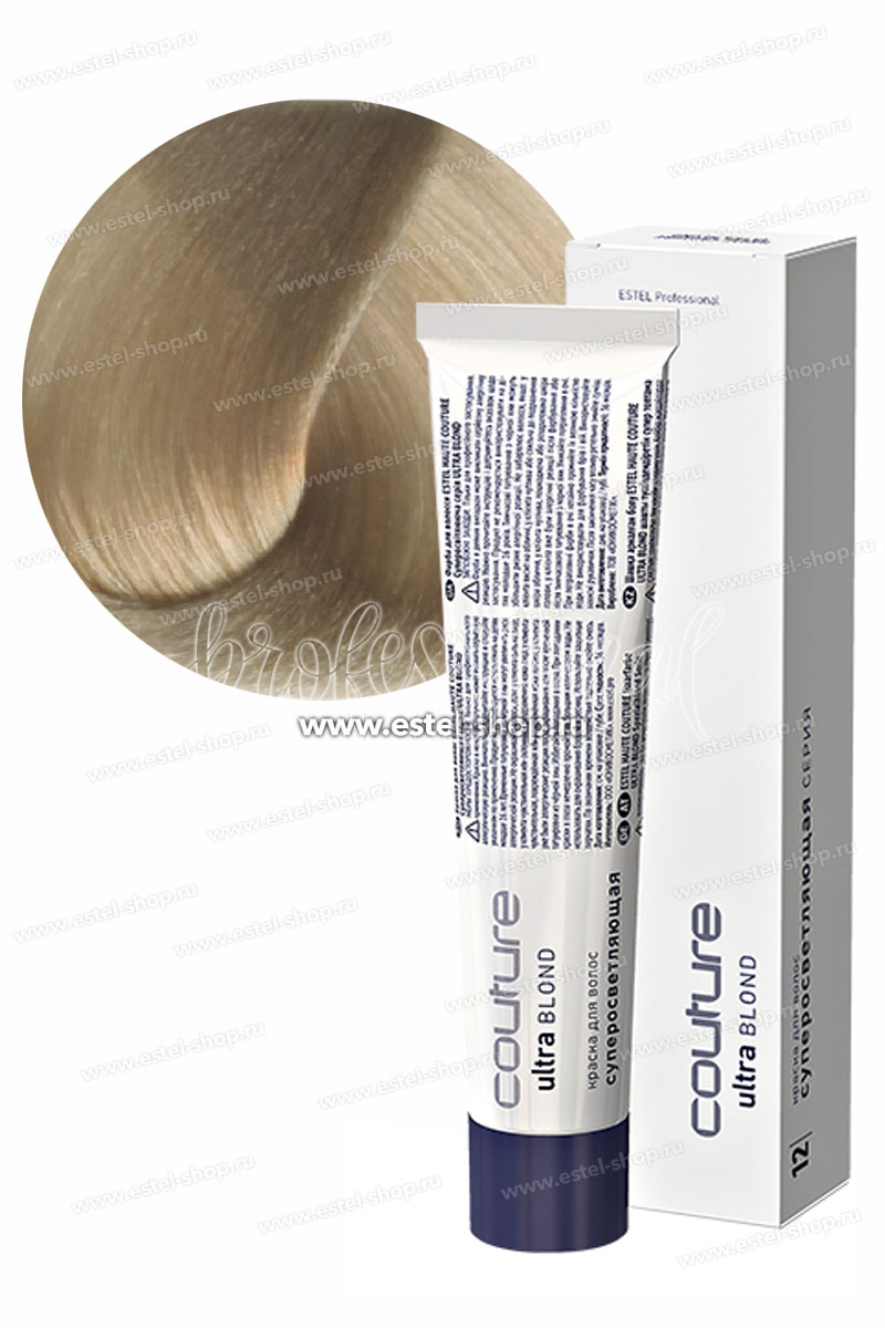 Estel Haute Couture Ultra Blond 12/76 Коричнево-фиолетовый блондин ультра 60 мл.