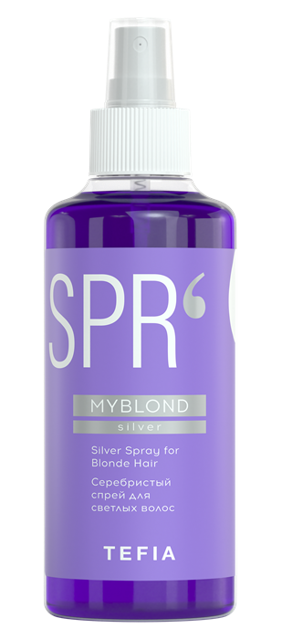 TEFIA Спрей серебристый для светлых волос / MYBLOND 250 мл