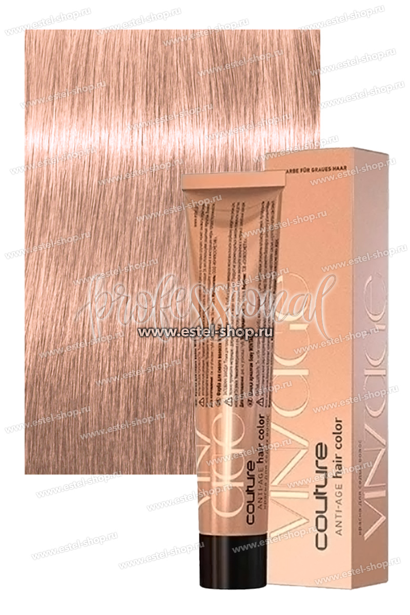Estel Vintage Краска для седых волос 10/65 Светлый блондин фиолетово-красный 60 мл.