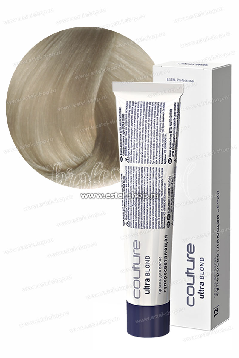 Estel Haute Couture Ultra Blond 12/16 Пепельно-фиолетовый блондин ультра 60 мл.