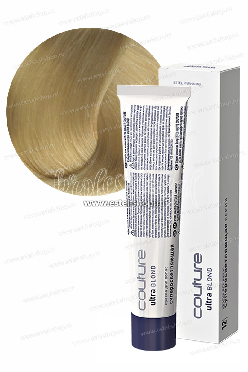 Estel Haute Couture Ultra Blond 12/36 Золотисто-фиолетовый блондин ультра 60 мл.