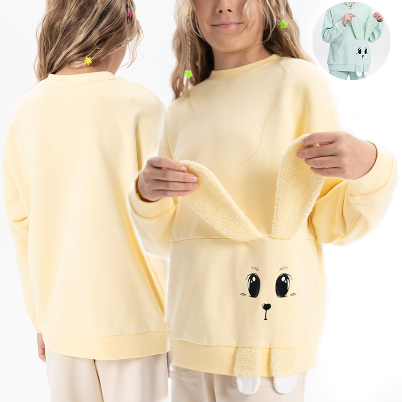 ст. цена1404,2руб.! GFN3369 толстовка для девочек (1 шт в кор.)