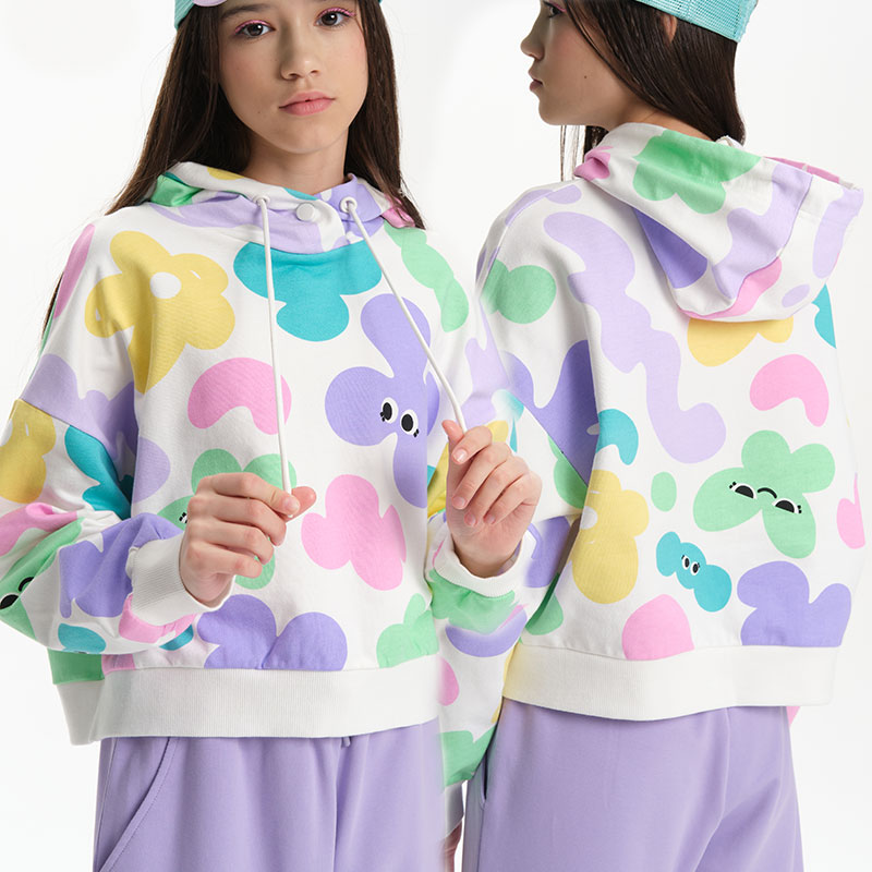 ст. цена1390,4руб.! GFNJ3369/1 толстовка для девочек (1 шт в кор.)