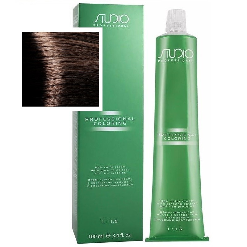 Крем-краска для волос Kapous Studio, 6.03s теплый темный блонд, 100мл