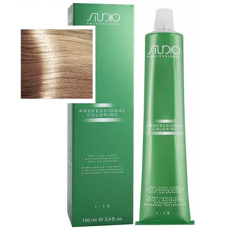 Крем-краска для волос Kapous Studio, 10s платиновый блонд, 100мл