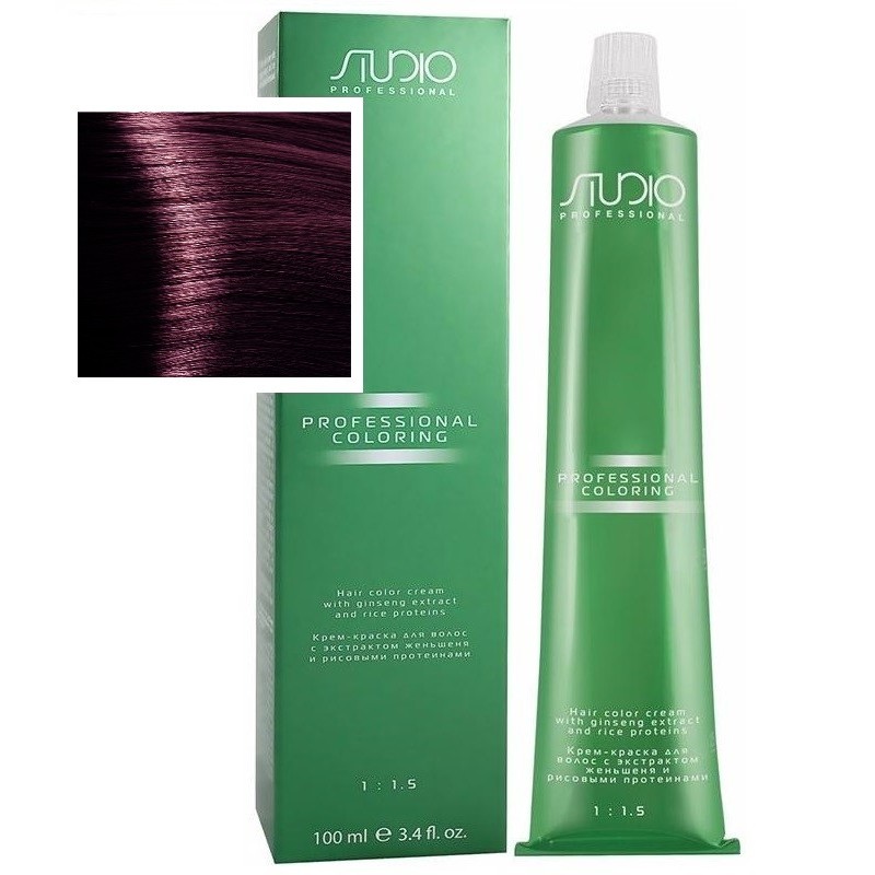 Крем-краска для волос Kapous Studio, 6.26s темный фиолетово-красный блонд, 100мл