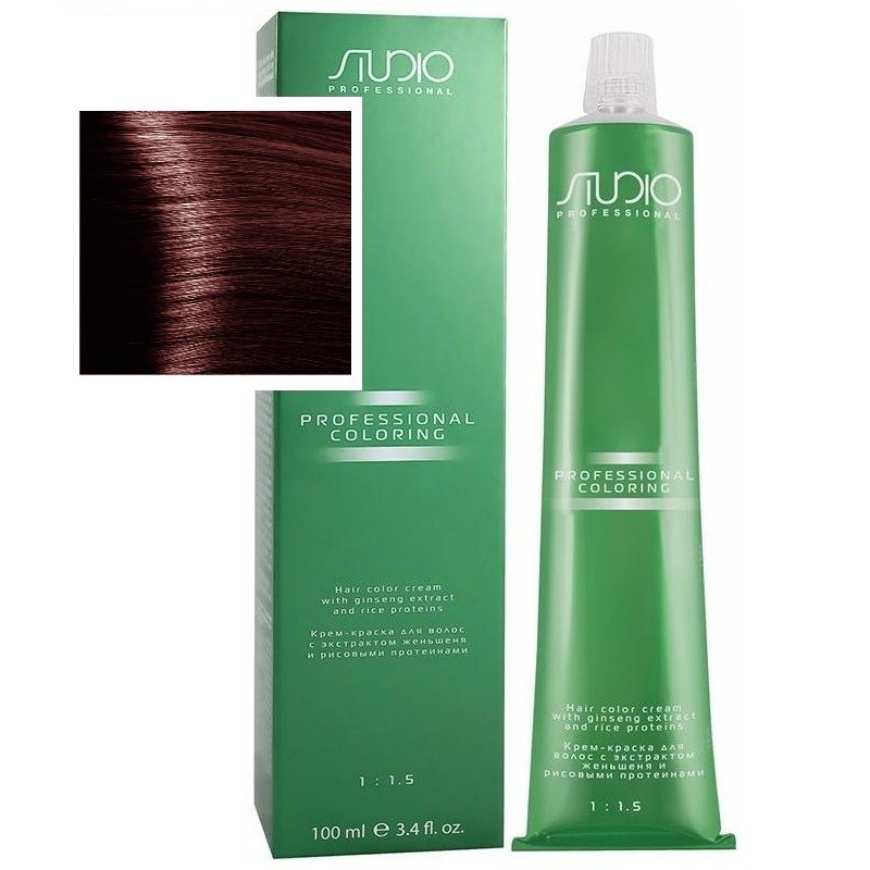 Крем-краска для волос Kapous Studio, 5.5s махагон, 100мл