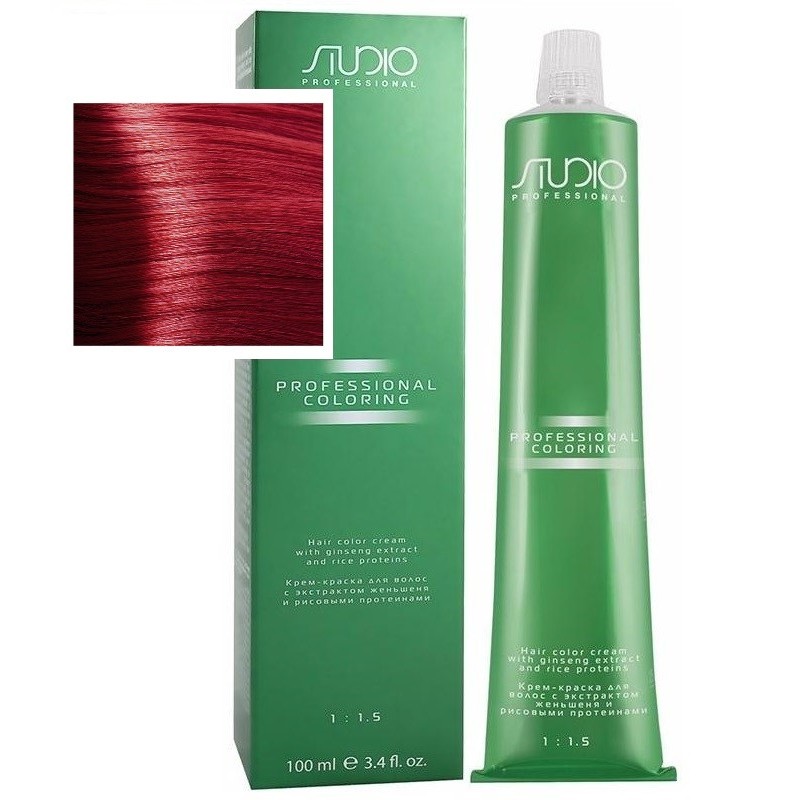 Крем-краска для волос Kapous Studio, 06s Усилитель цвета красный, 100мл