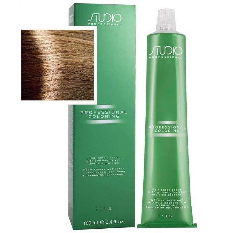 Крем-краска для волос Kapous Studio, 8.03s теплый светлый, 100мл