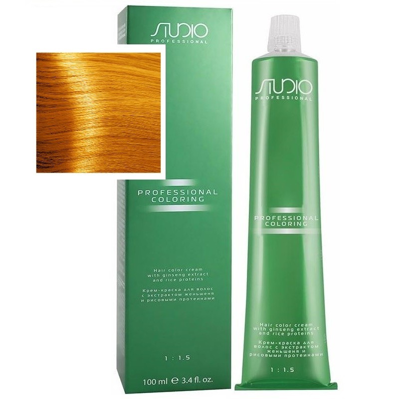 Крем-краска для волос Kapous Studio, 03s Усилитель цвета золотой, 100мл