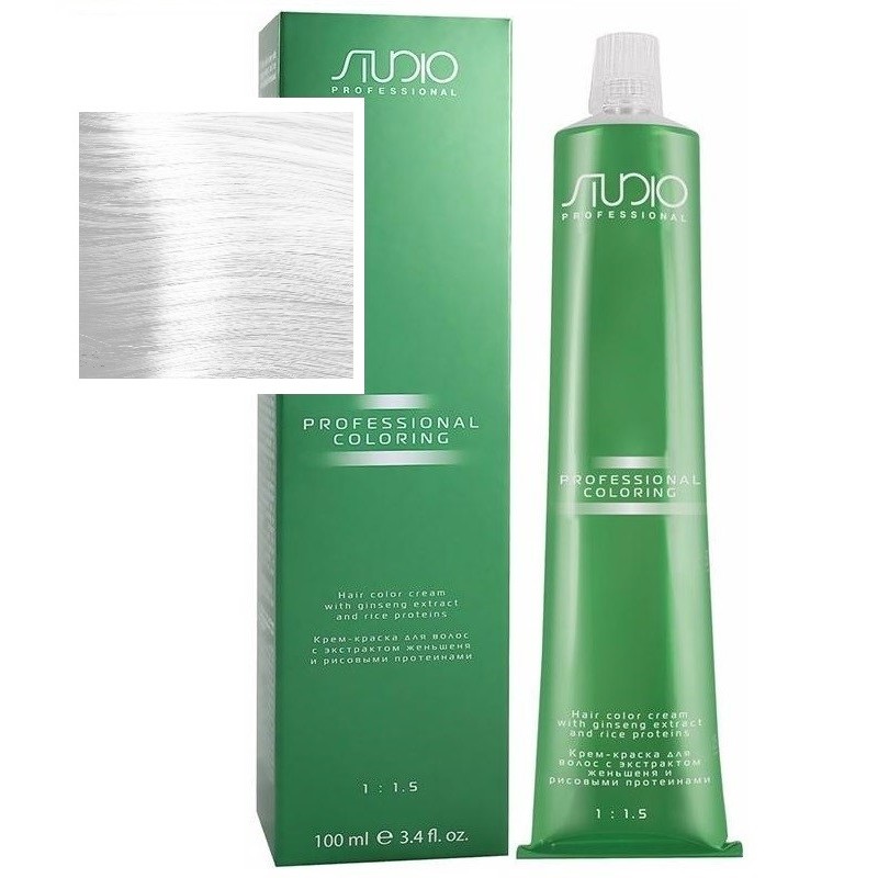 Крем-краска для волос Kapous Studio, 10.00s прозрачный, 100мл