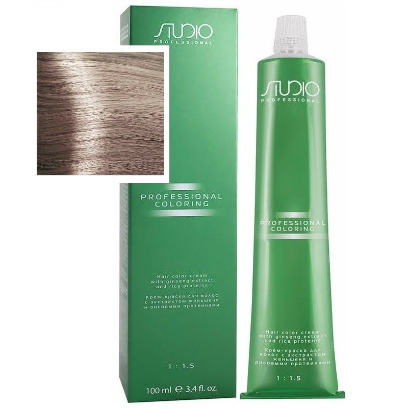 Крем-краска для волос Kapous Studio, 9.23s очень светлый бежевый перламутровый блонд, 100мл