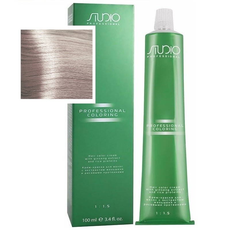 Крем-краска для волос Kapous Studio, 10.23s бежевый перламутрово-платиновый блонд, 100мл