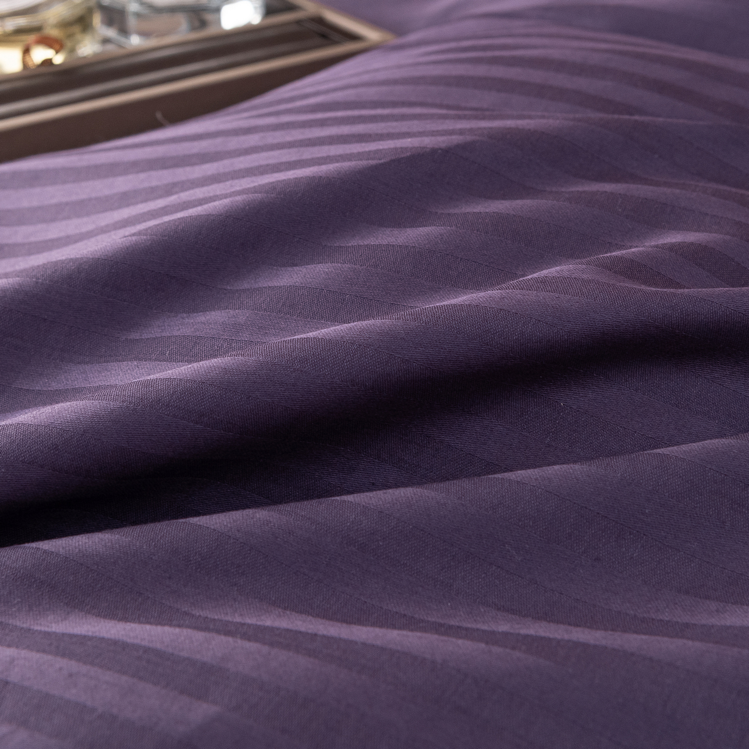 Простынь Страйп Сатин Однотонный 100% хлопок R1CT032   220*230