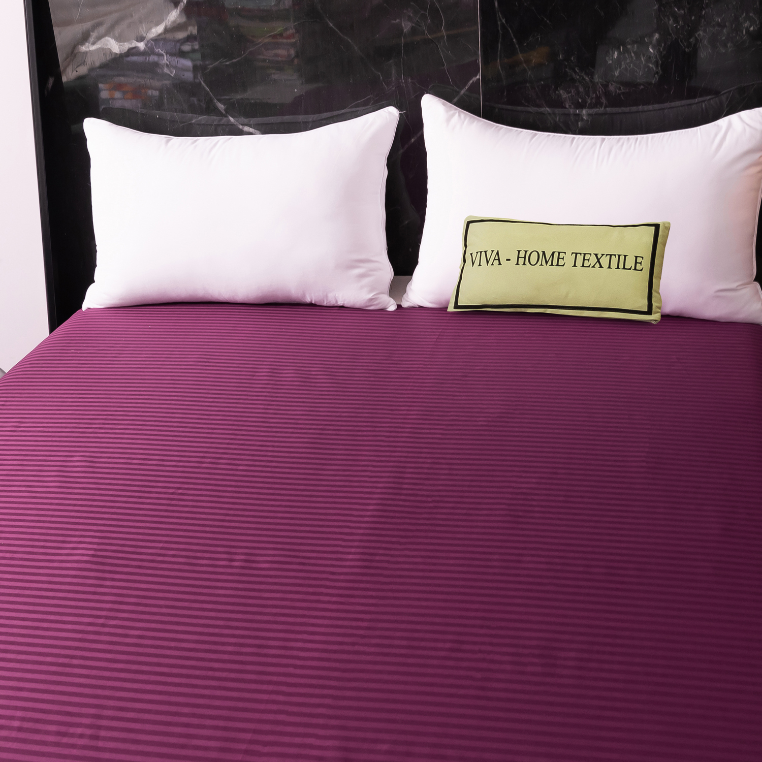 Простынь Страйп Сатин Однотонный 100% хлопок R1CT034   230*250