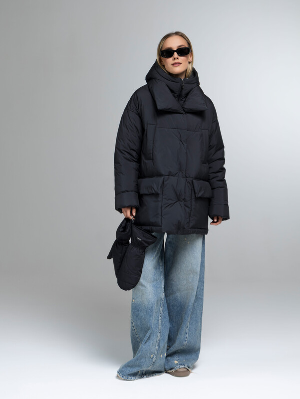 9126 р. 31590 р. Пуховик женский черный