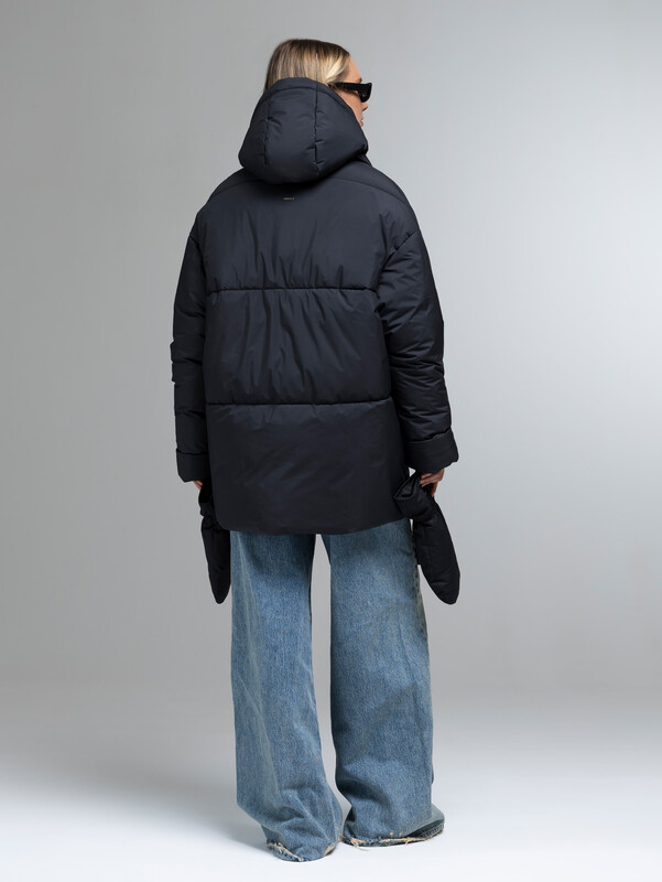 11700 р.  <s>31590 р.  Пуховик женский черный