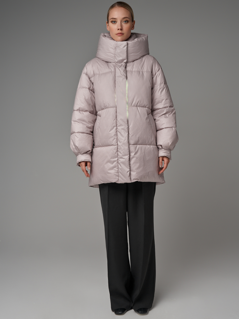 7910 р. 19221 р. Пуховик женский капучино