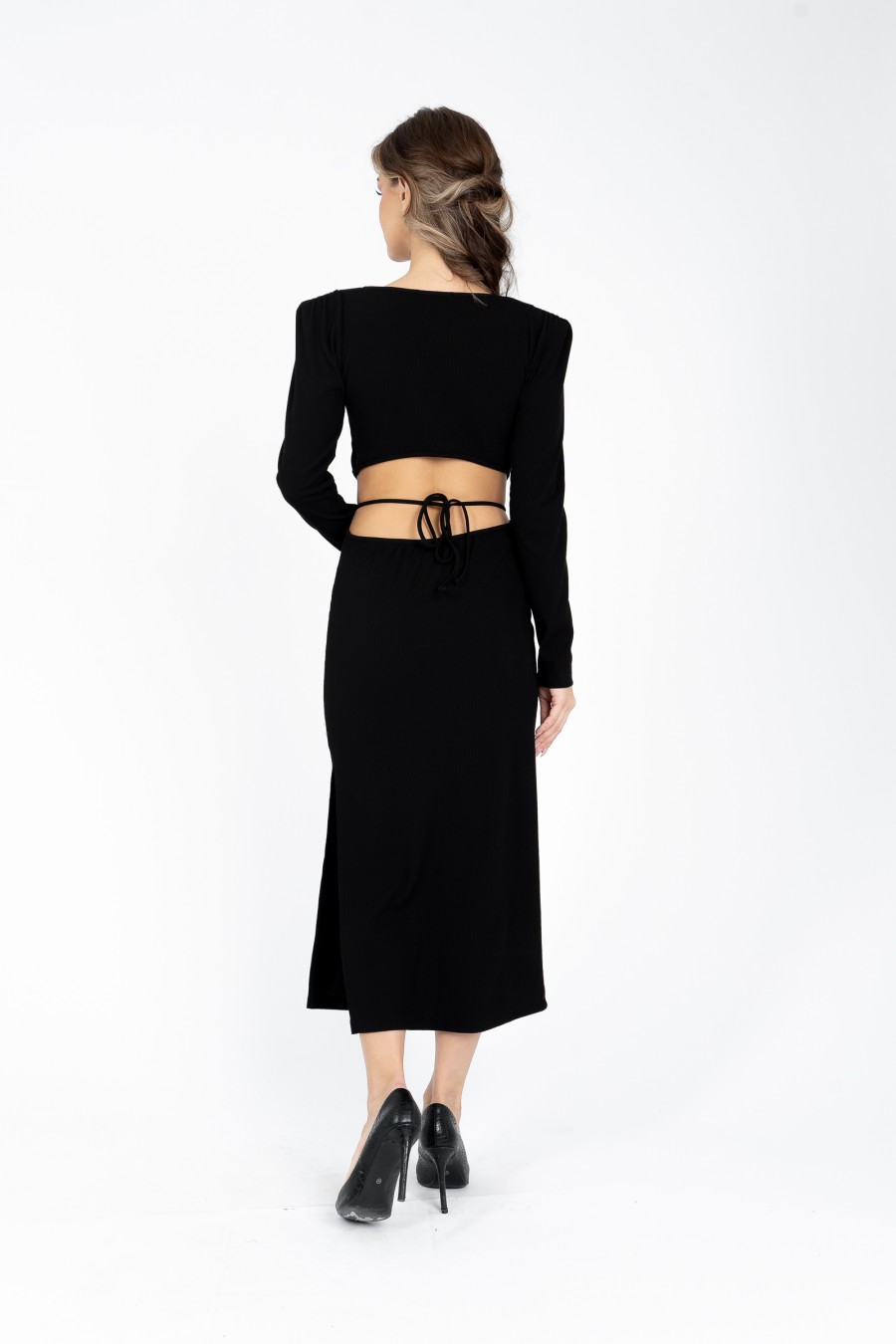 Платье DR 22-2293 черный