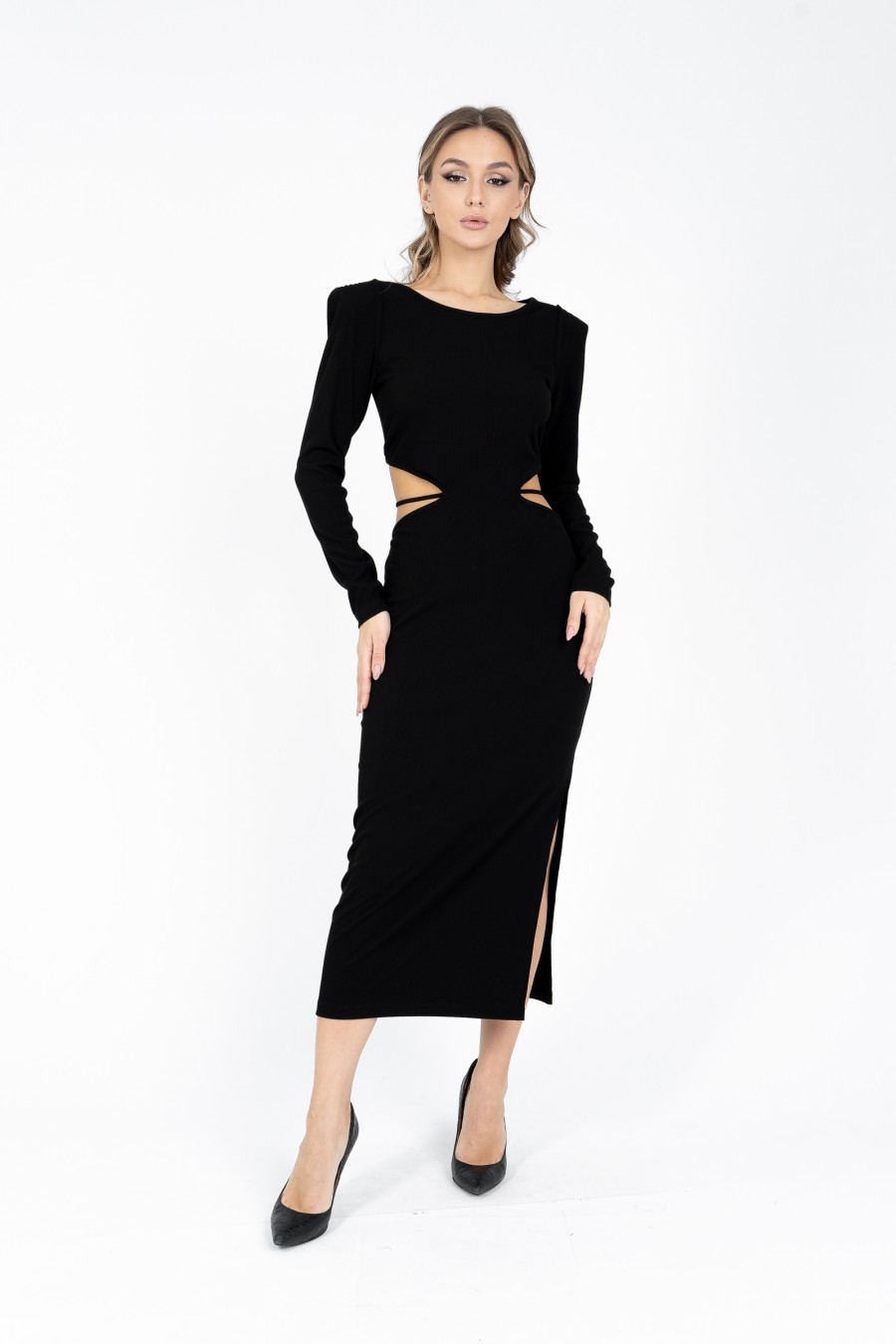 Платье DR 22-2293 черный