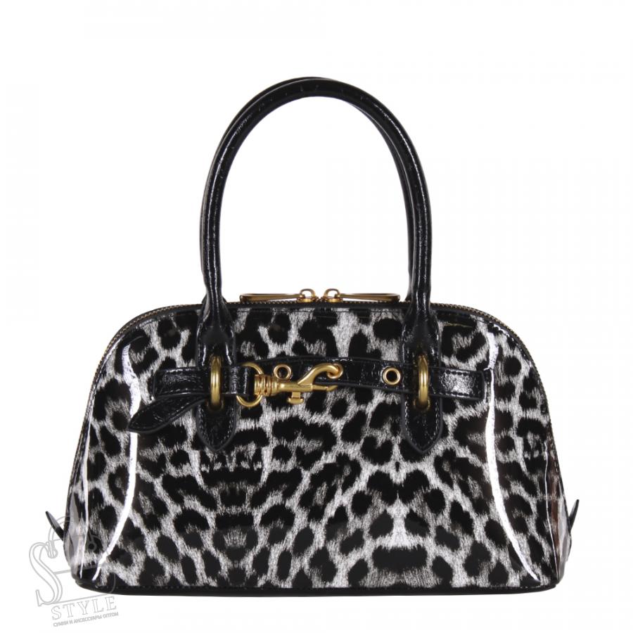 Сумка 6118Q black white Polina&Eiterou