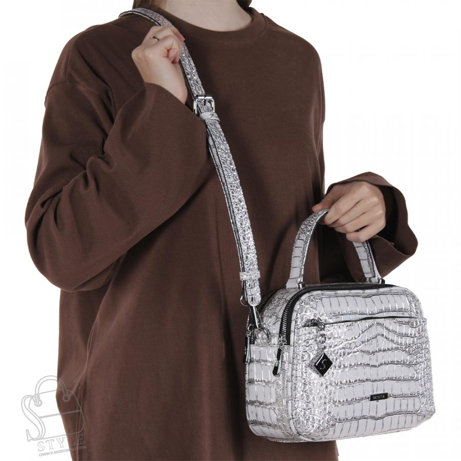 Сумка 270160 white Velina Fabbiana-Safenta