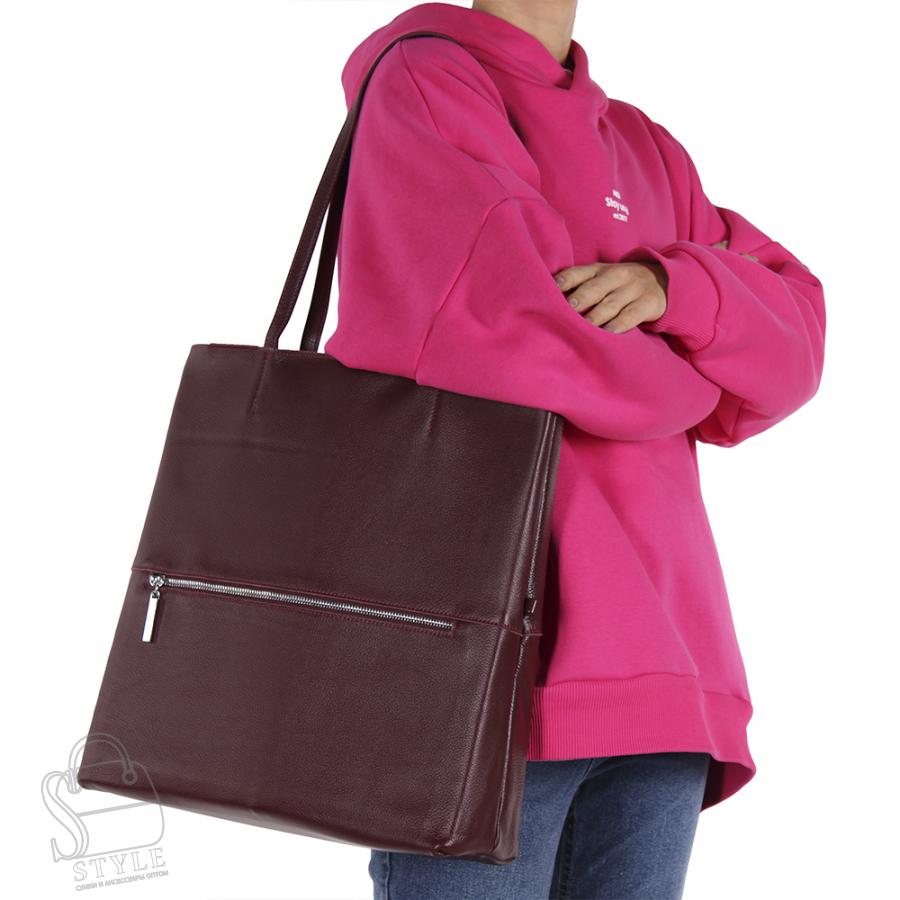 Сумка 9651-2TH wine red Polina&Eiterou