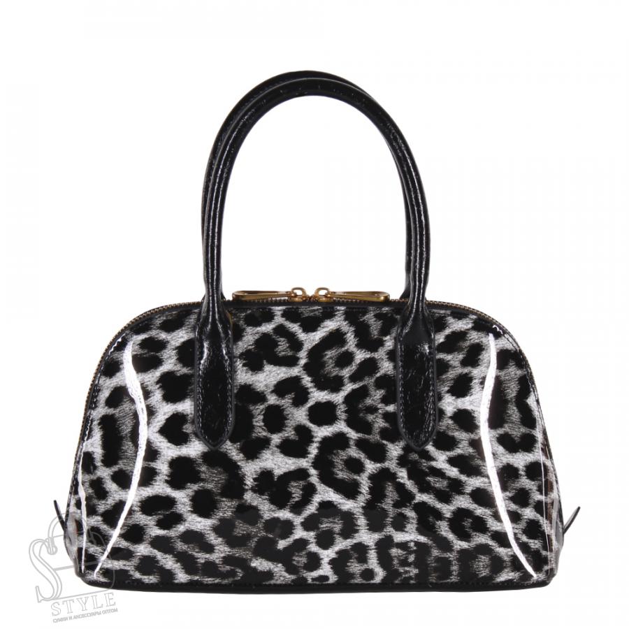 Сумка 6118Q black white Polina&Eiterou