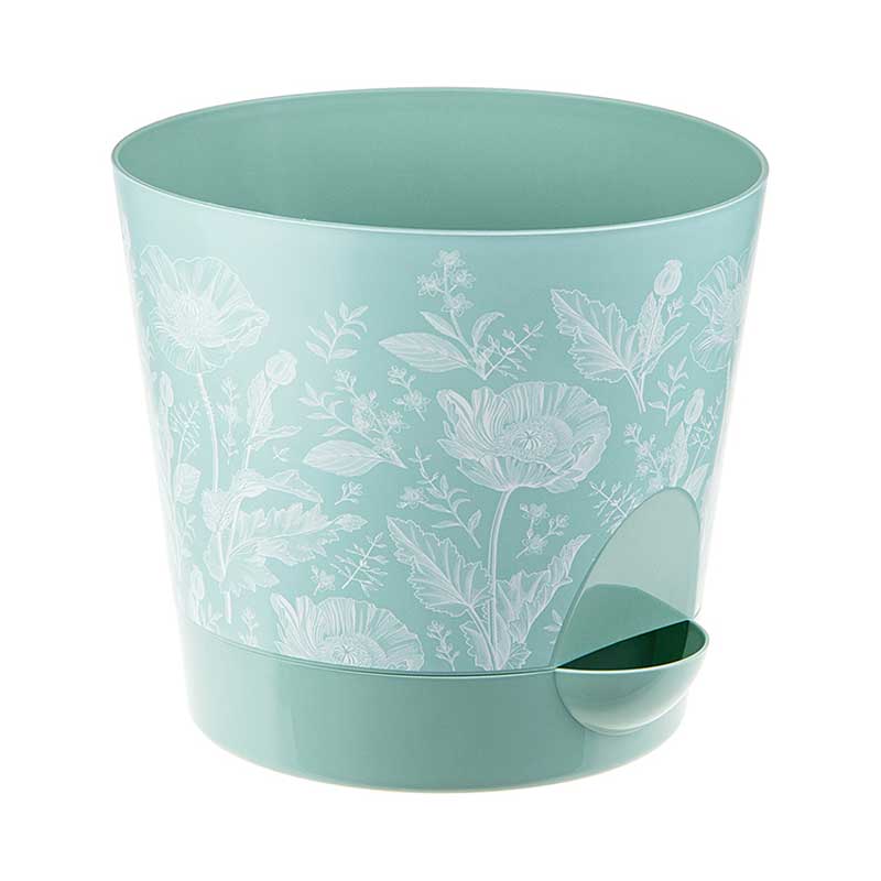 Кашпо НИКА 0,8л D120мм с прик.пол маки М3076(27)