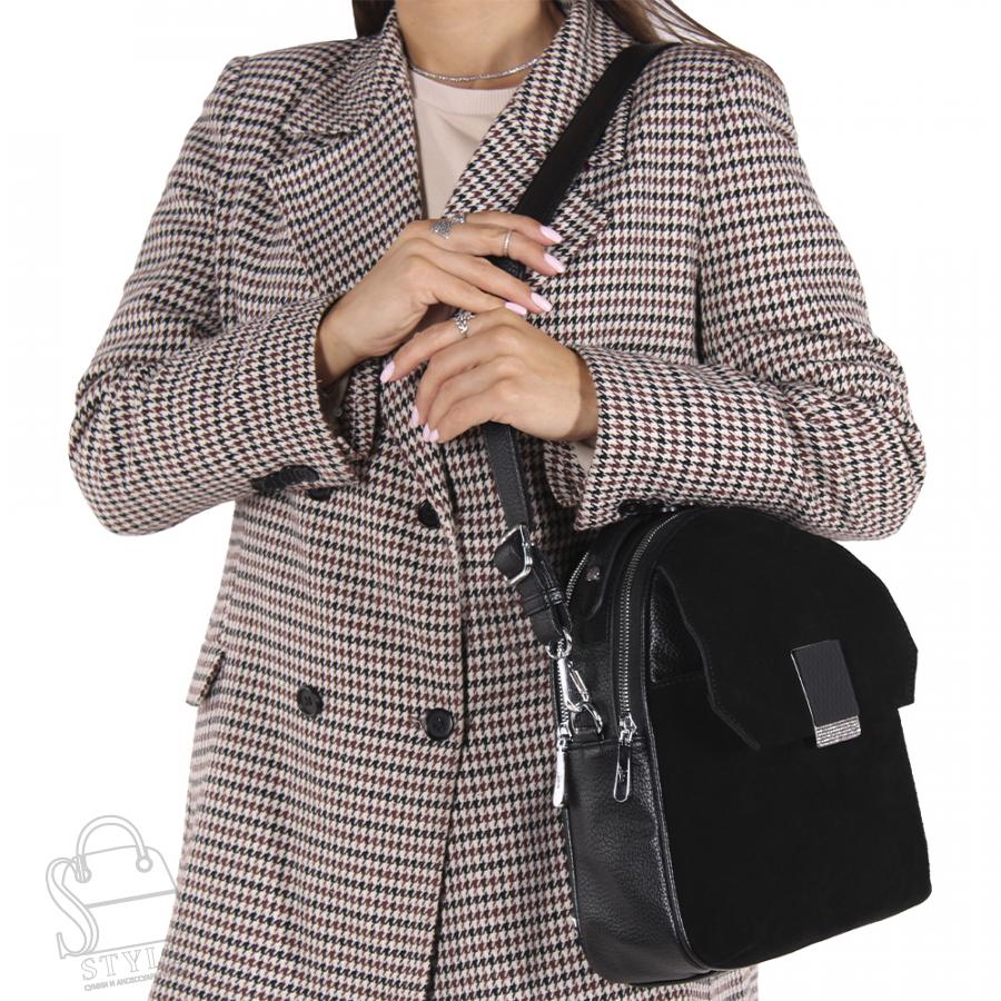 Рюкзак женский 69162-1AA black Velina Fabbiano-Safenta/30  в Нижнем Новгороде