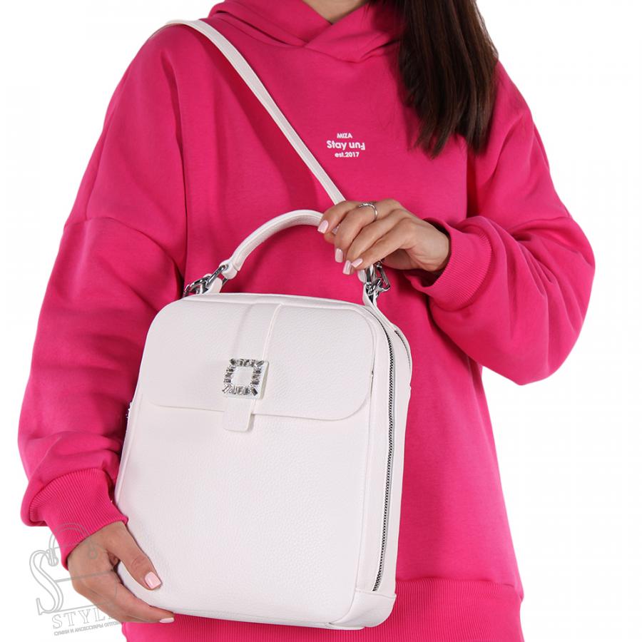 Рюкзак женский 69147 white Velina Fabbiano-Safenta/30 в Нижнем Новгороде