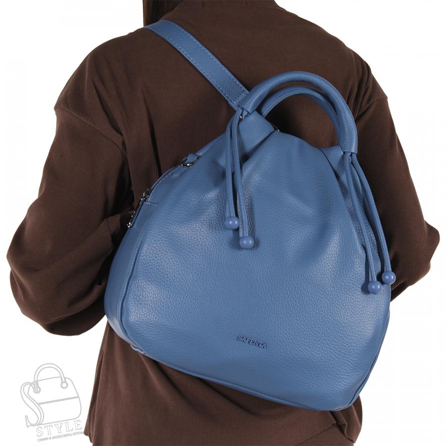 Рюкзак женский 69091-3 blue Velina Fabbiano-Safenta/30 в Нижнем Новгороде