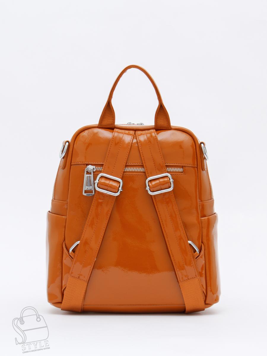 Рюкзак женский кожаный 21023-8 brown Polina&Eiterou  в Нижнем Новгороде