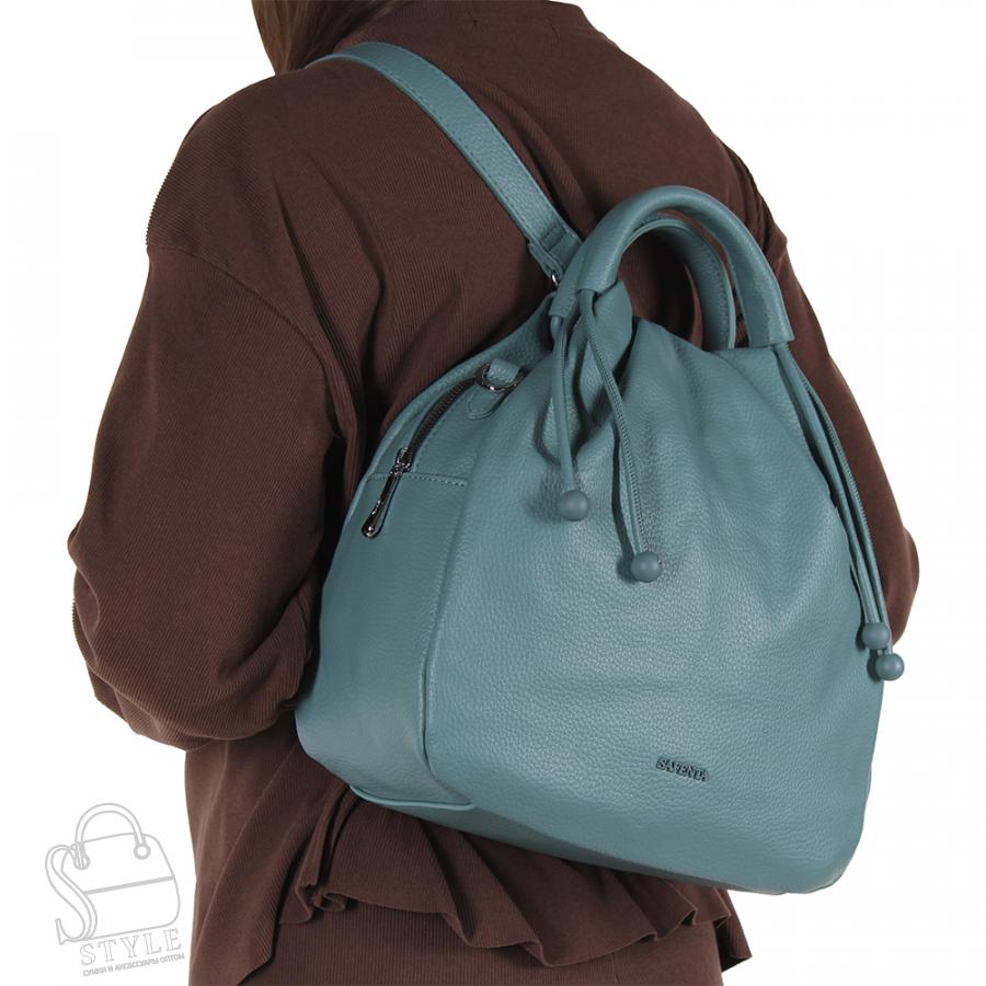 Рюкзак женский 69091-3 l.green Velina Fabbiano-Safenta/30
