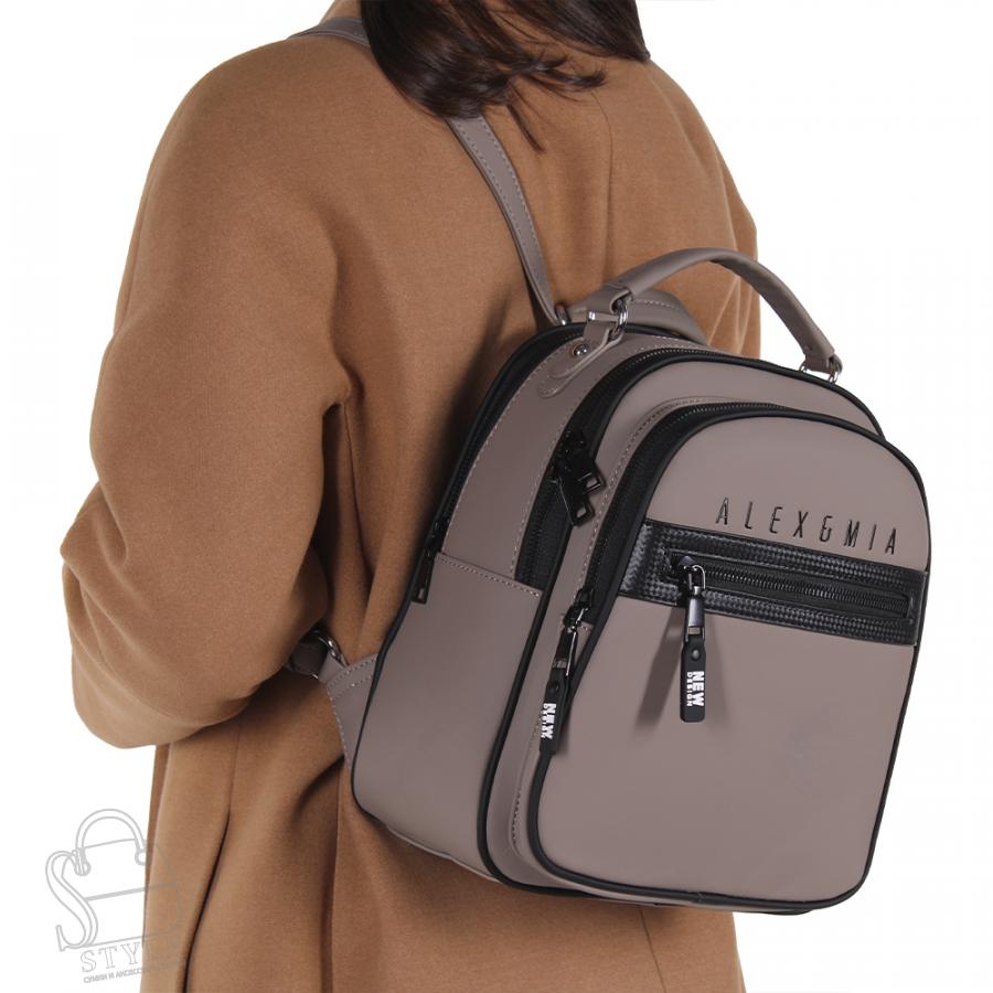 Рюкзак женский 8873CD mud Alex&Mia/30  в Нижнем Новгороде