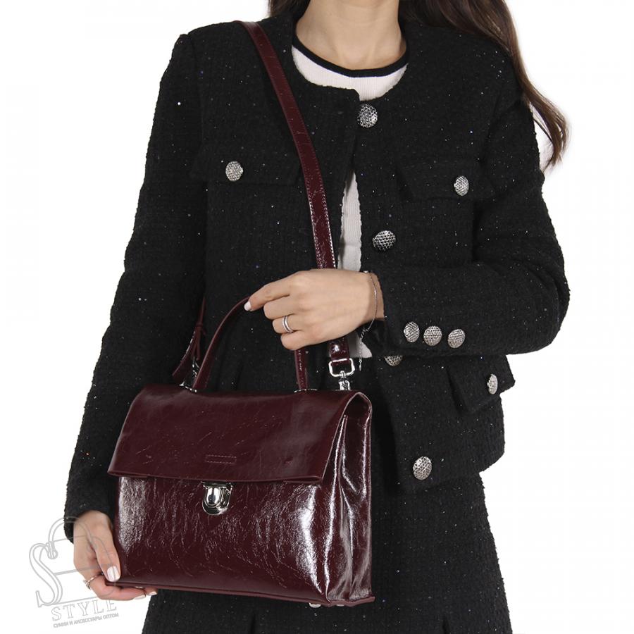 Рюкзак женский кожаный 807VG wine Vitelli Grassi в Нижнем Новгороде