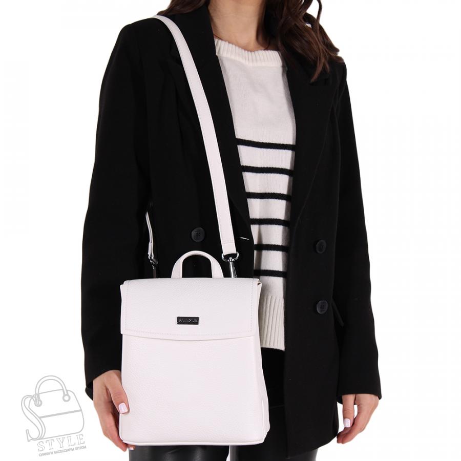 Рюкзак женский 69126 white Velina Fabbiano-Safenta/30 в Нижнем Новгороде