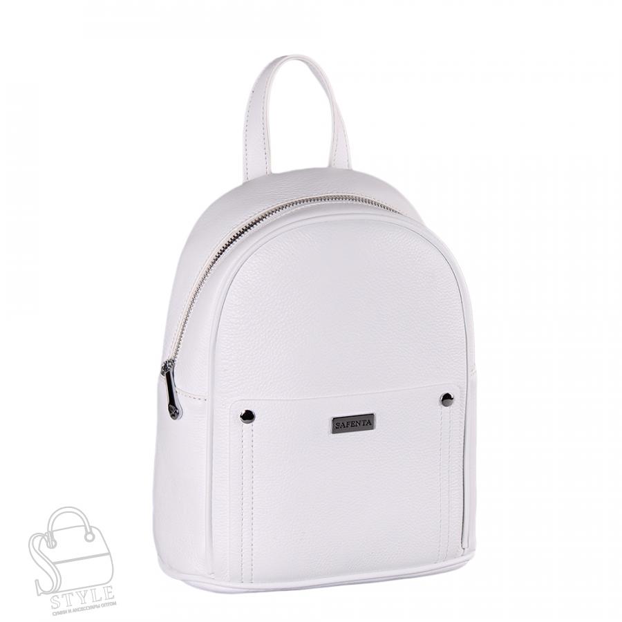 Рюкзак женский кожаный 99470 white Velina Fabbiano-Safenta/30