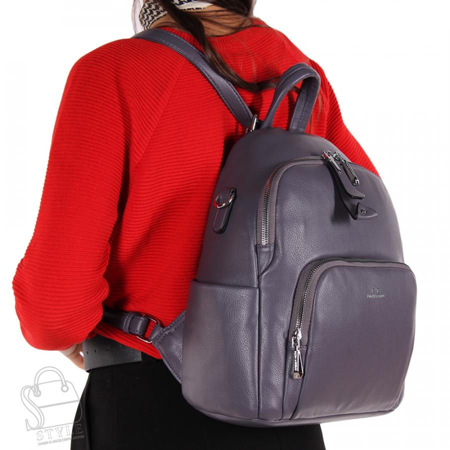 Рюкзак женский 3312-90 violet Polina&Eiterou в Нижнем Новгороде