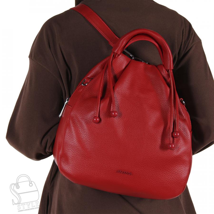 Рюкзак женский 69091-3 red Velina Fabbiano-Safenta/30 в Нижнем Новгороде