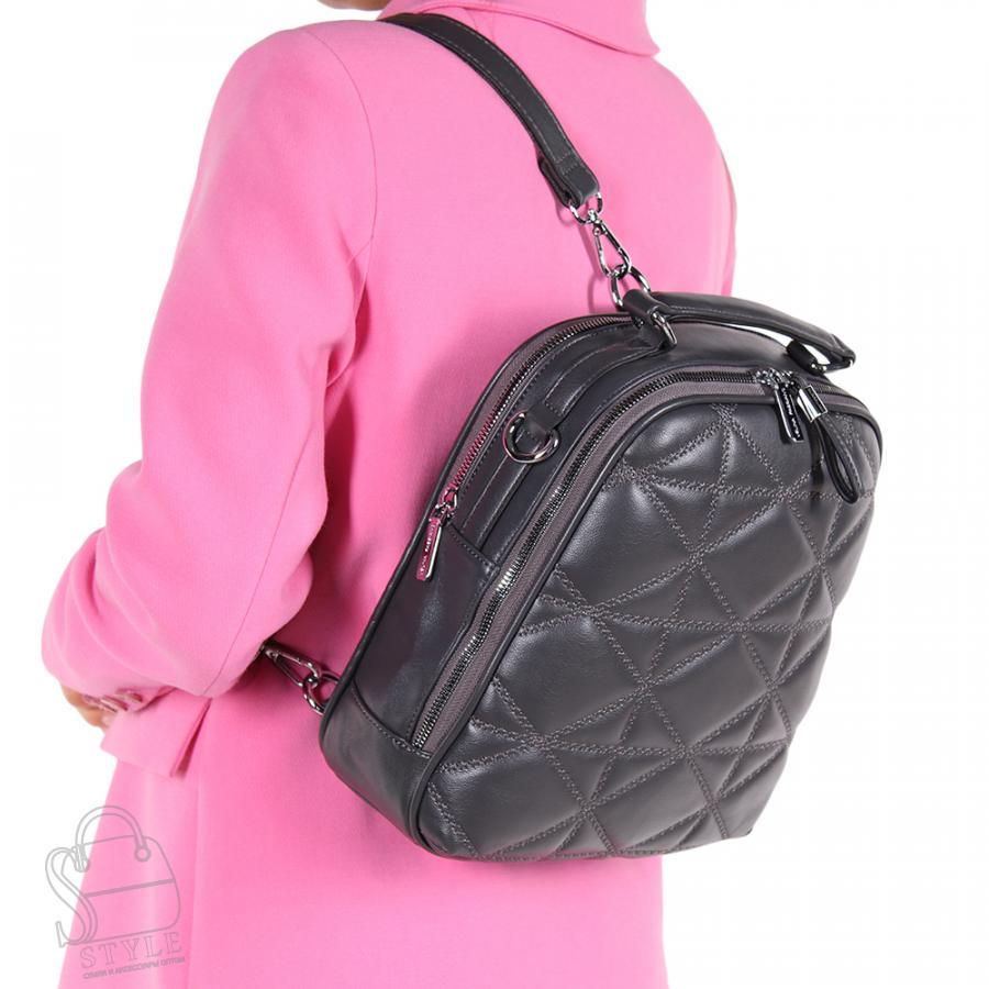 Рюкзак женский 575338-3 gray Velina Fabbiano/50  в Нижнем Новгороде