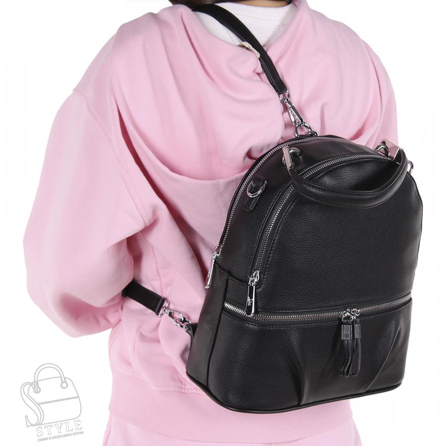 Рюкзак женский 69135 black Velina Fabbiano-Safenta  в Нижнем Новгороде