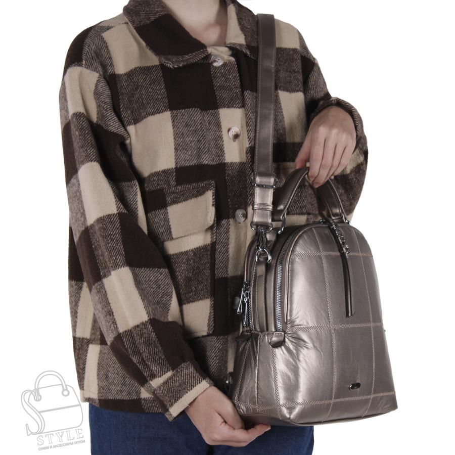 Рюкзак женский 670122 l.gold Velina Fabbiano - Safenta в Нижнем Новгороде