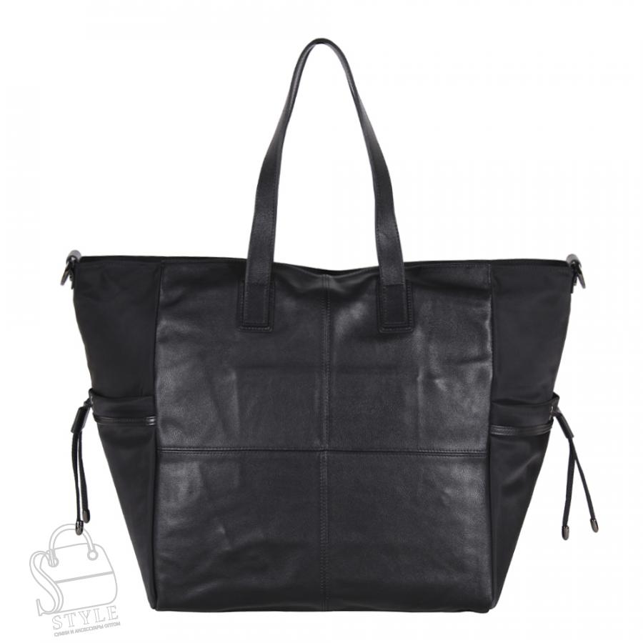 Сумка дорожная кожаная 9010W black Polina&Eiterou в Нижнем Новгороде