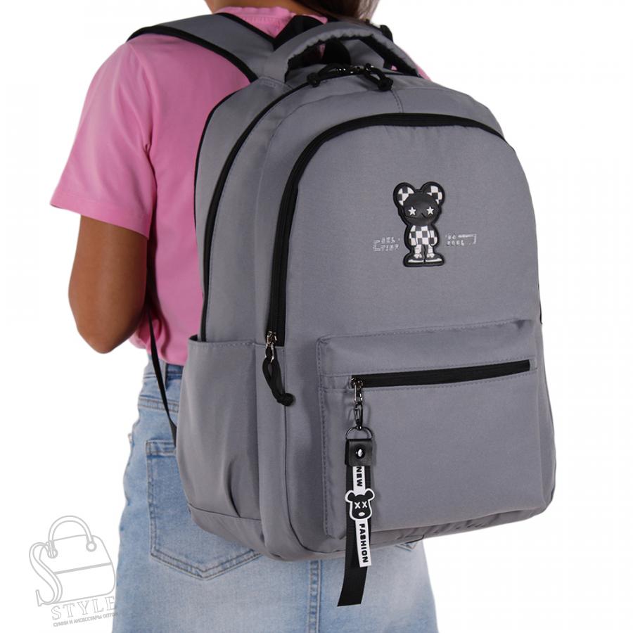 Рюкзак женский текстильный 1867P gray Sikaile  в Нижнем Новгороде