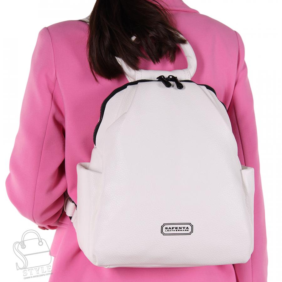 Рюкзак женский 670102 white Velina Fabbiano-Safenta/30 в Нижнем Новгороде