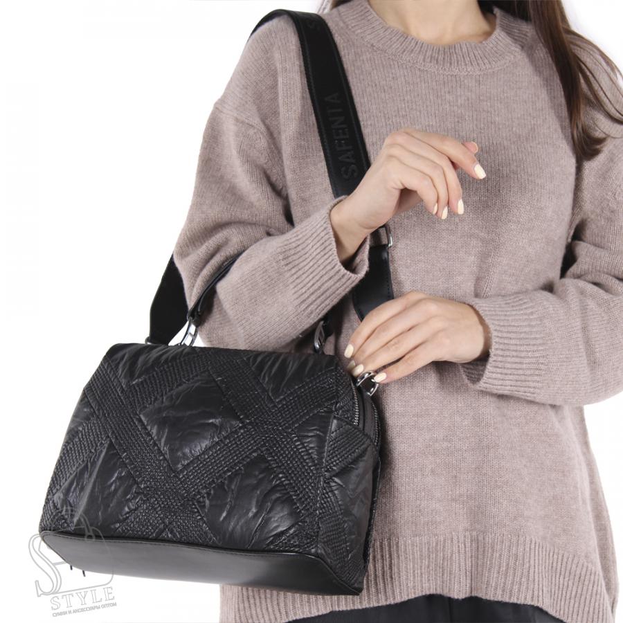 Сумка 575570-7 black Velina Fabbiana-Safenta