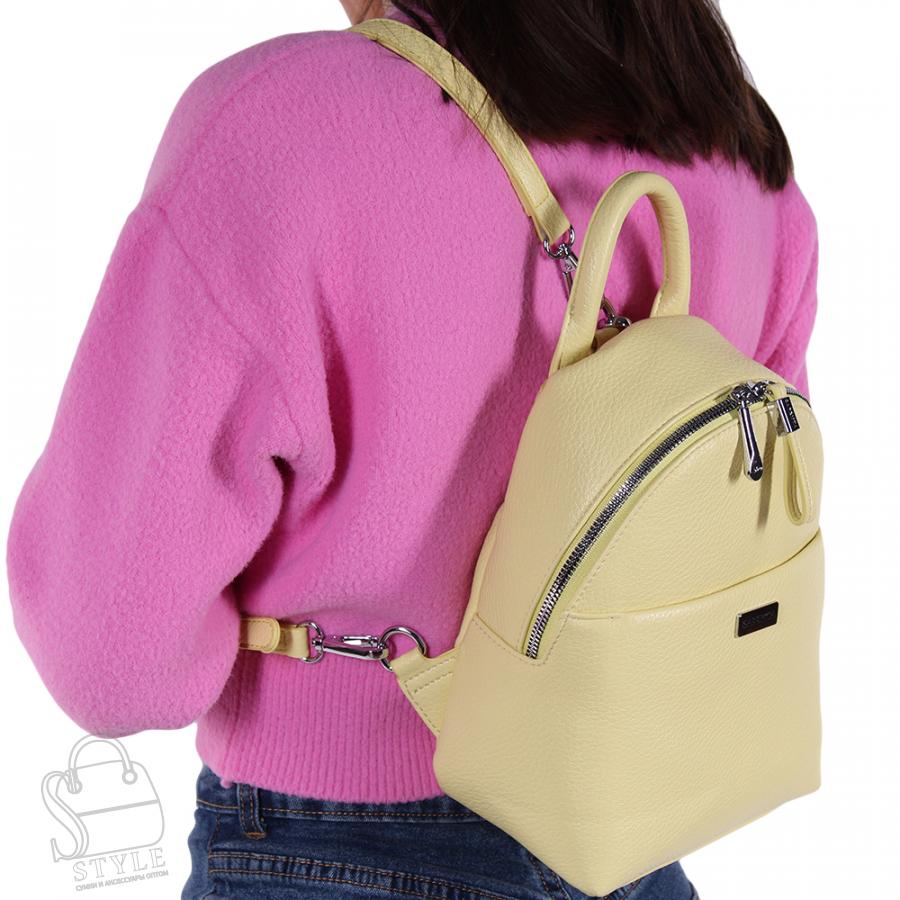 Рюкзак женский 69149 yellow Velina Fabbianno-Safenta/30 в Нижнем Новгороде