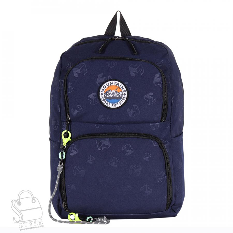 Рюкзак женский текстильный 494PW d.blue  Sikale в Нижнем Новгороде