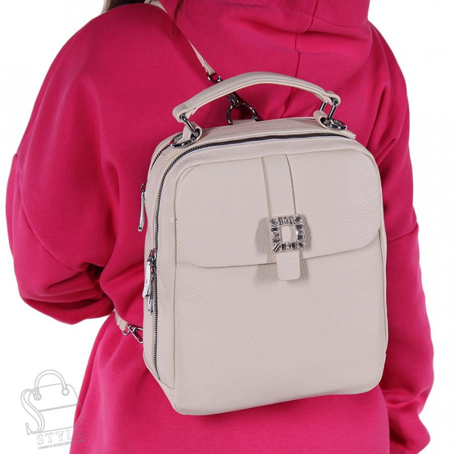Рюкзак женский 69147 beige Velina Fabbiano-Safenta/30 в Нижнем Новгороде